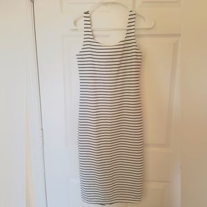 Black and White Striped Dress